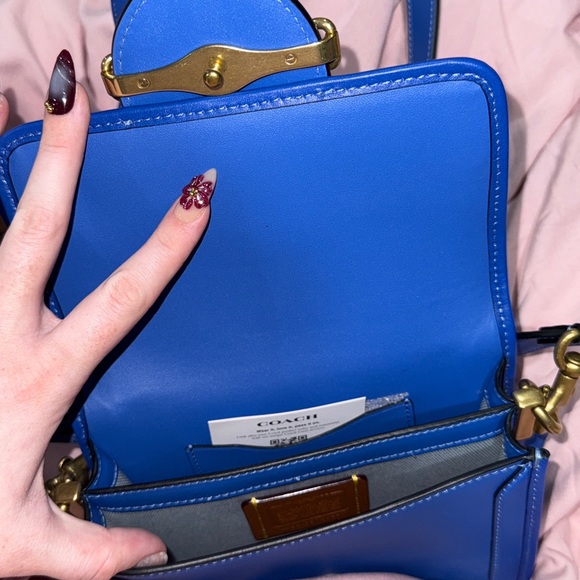 Coach Blue Leather Women's Bag - Picture 2 of 5